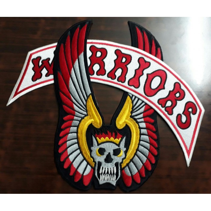 The Warriors Movie Vest Embroidery Patches Set